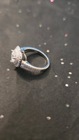 Timeless Embrace – 1.5ct Halo Heart Ring