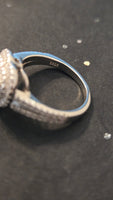 Timeless Embrace – 1.5ct Halo Heart Ring
