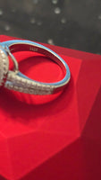 Timeless Embrace – 1.5ct Halo Heart Ring