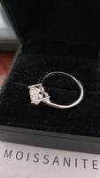 Pure Devotion – 2ct Moissanite Ring