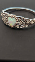 Enchanted Opal – Heart Ring