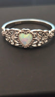 Enchanted Opal – Heart Ring
