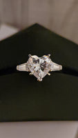 Everlasting Love – 2ct CZ Sterling Silver 925 Heart Promise Ring