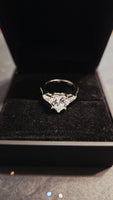 Everlasting Love – 2ct CZ Sterling Silver 925 Heart Promise Ring