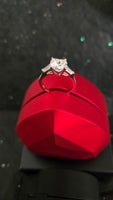 Everlasting Love – 2ct CZ Sterling Silver 925 Heart Promise Ring