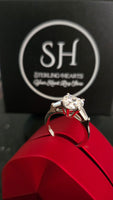 Everlasting Love – 2ct CZ Sterling Silver 925 Heart Promise Ring