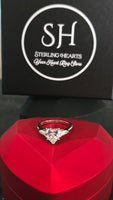 Everlasting Love – 2ct CZ Sterling Silver 925 Heart Promise Ring