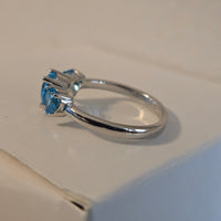 Bedazzled Hearts – 2.25ct CZ Heart Ring