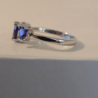 Bedazzled Hearts – 2.25ct CZ Heart Ring