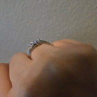 Forever Two – Double Heart CZ Ring