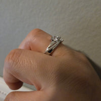 Forever Two – Double Heart CZ Ring