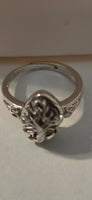 Violet Drop – Purple Obsidian Celtic Sterling Silver Ring