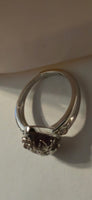 Violet Drop – Purple Obsidian Celtic Sterling Silver Ring