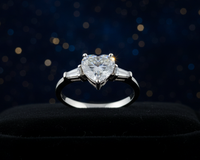 4ct Moissanite Starry Night Banner