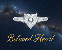 Beloved Heart – 1ct Moissanite Ring