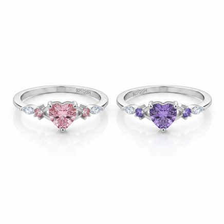Enchanted Hues Moissanite – White Background