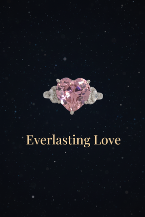 Everlasting Love - Starry Night Banner with Ring