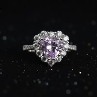 Lavender Dream Ring – Starry Night Background