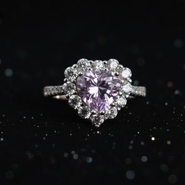 Lavender Dream Ring – Starry Night Background