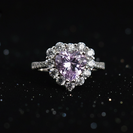 Lavender Dream Ring – Starry Night Background