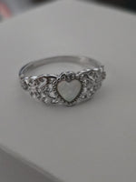 Enchanted Opal – Heart Ring