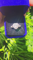 Timeless Embrace – 1.5ct Halo Heart Ring