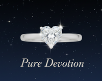 Pure Devotion – 2ct Moissanite Ring