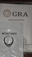 Blushing Heart – 1.5ct Moissanite Ring