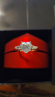 Brilliant Heart – 4ct Moissanite Ring