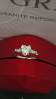 Beloved Heart – 1ct Moissanite Ring