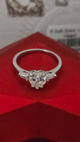 Beloved Heart – 1ct Moissanite Ring