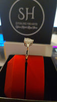 Brilliant Heart – 4ct Moissanite Ring