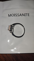 Blushing Heart – 1.5ct Moissanite Ring