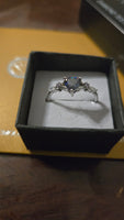 Enchanted Hues – 0.8ct Moissanite Ring