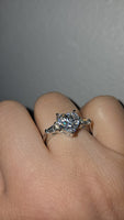 Brilliant Heart – 4ct Moissanite Ring