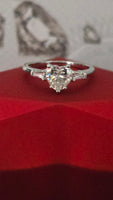 Beloved Heart – 1ct Moissanite Ring