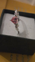 Enchanted Hues – 0.8ct Moissanite Ring
