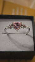 Enchanted Hues – 0.8ct Moissanite Ring