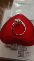 Blushing Heart – 1.5ct Moissanite Ring